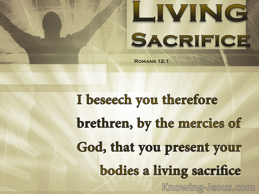  Romans 12:1 Living Sacrifice (devotional)01-02 (beige)